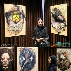 گزارش تصویری نمایشگاه تماسخ هدی باغبانی