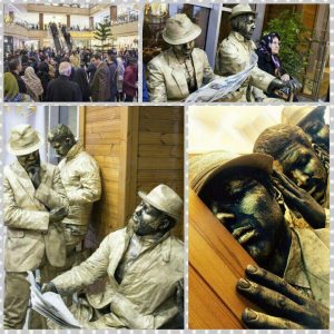 اجرای مجسمه تئاتر توسط گروه تاوریژ